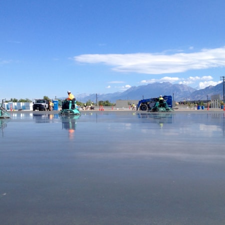 Concrete floor slab for Costco Spring Fork