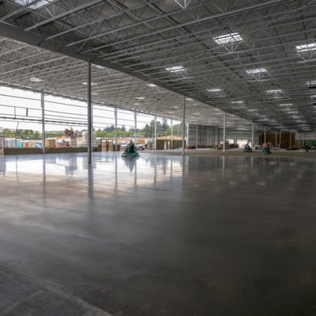 Interior concrete floor for Costco Wholesale