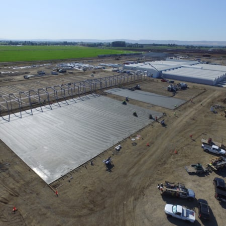 Commercial concrete slab