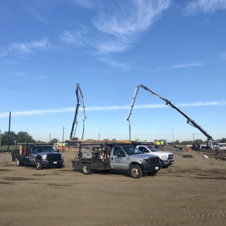 Commercial concrete slab