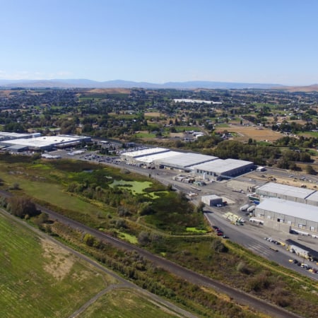 Aerial view of Zirkle Fruit