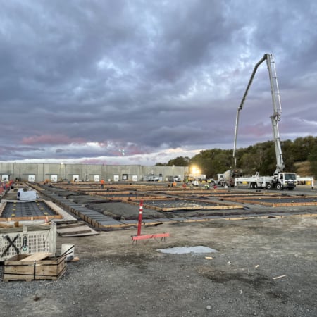 Concrete slab formwork